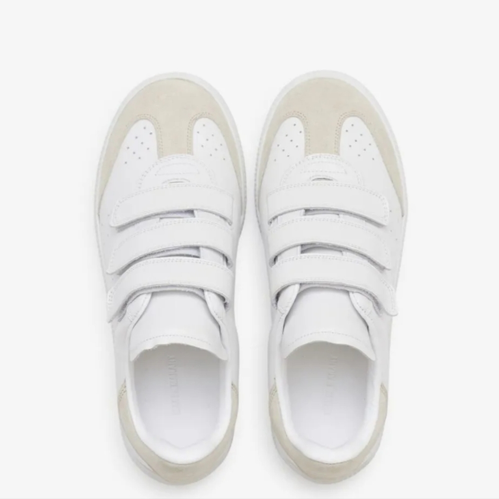 Authentic Isabel Marant Beth White Sneakers    sz36 NIB with dust bag.